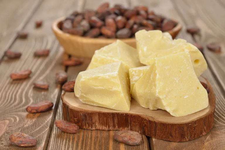 Natural Unrefined, unscented Cocoa Butter with Cream White color Radad International