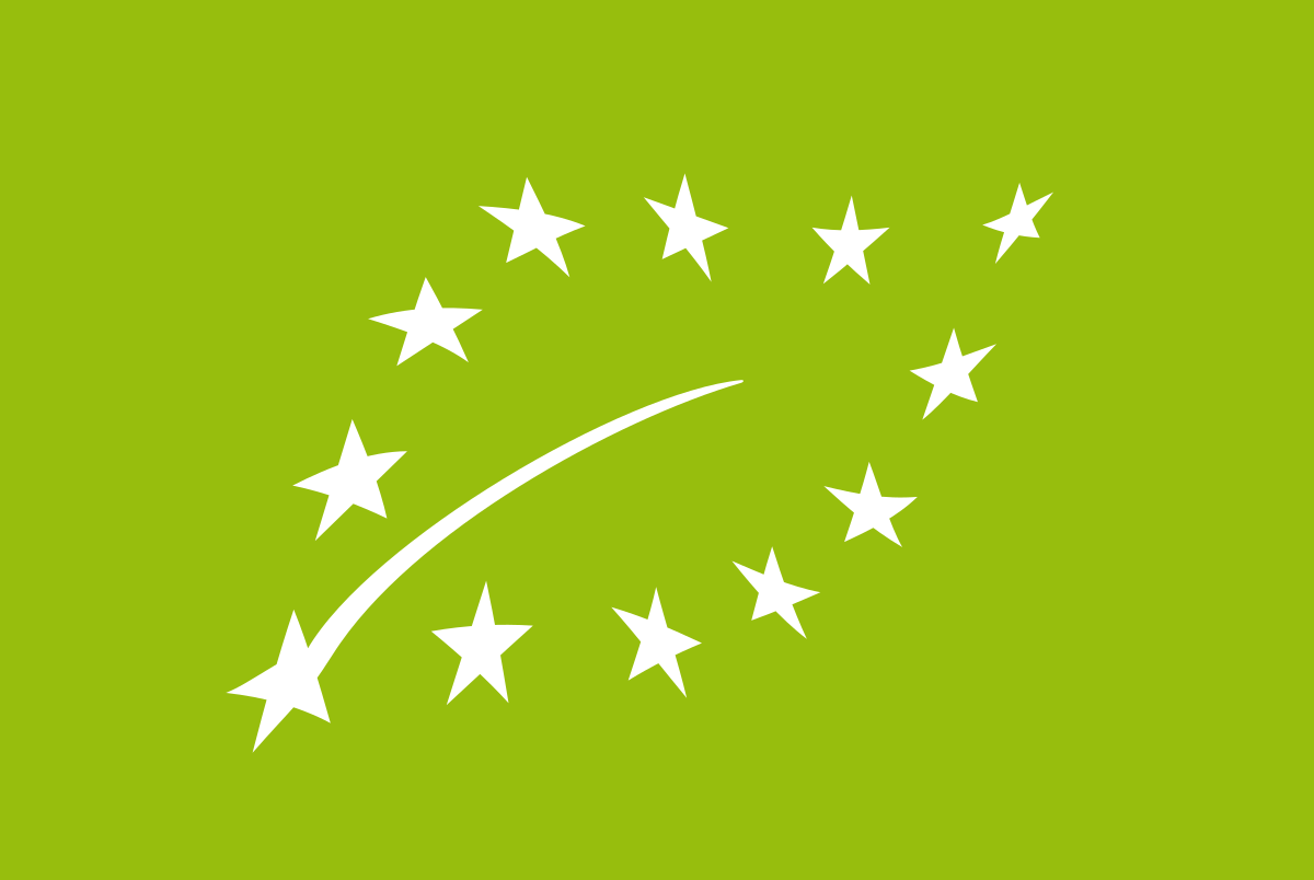 EU organic certified African cocoa (EU organic logo) 