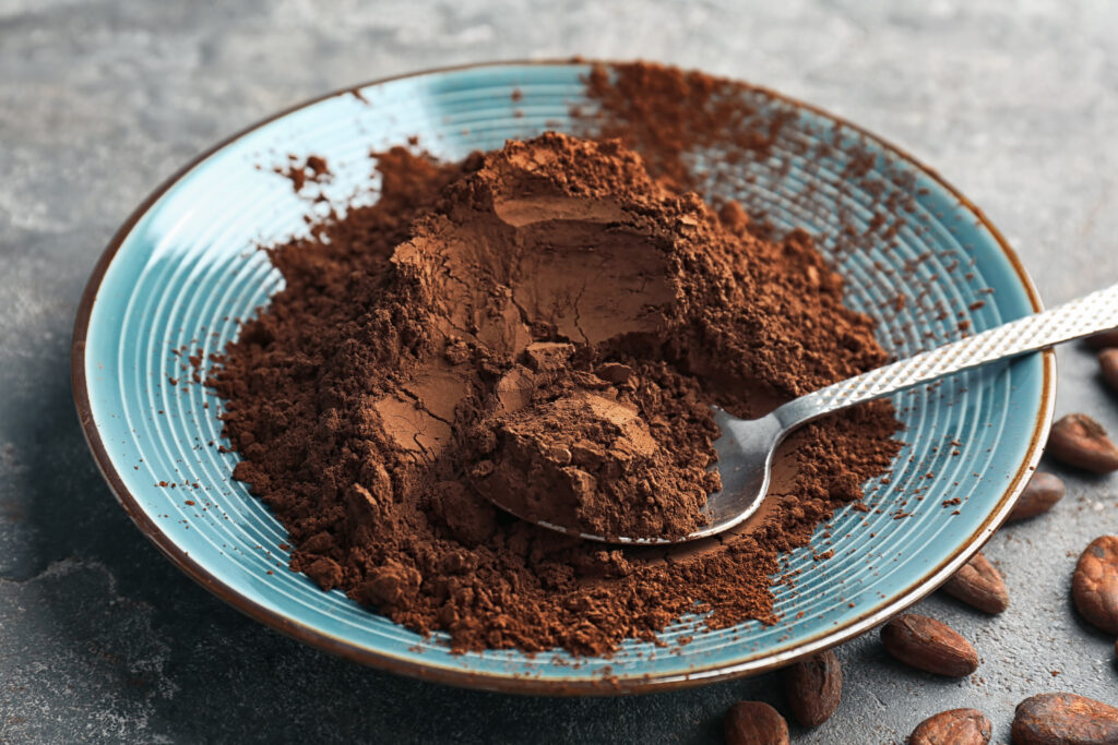 Dark brown alkalized cocoa powder from Africa | Radad International